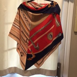 La Fiorentina silk poncho
